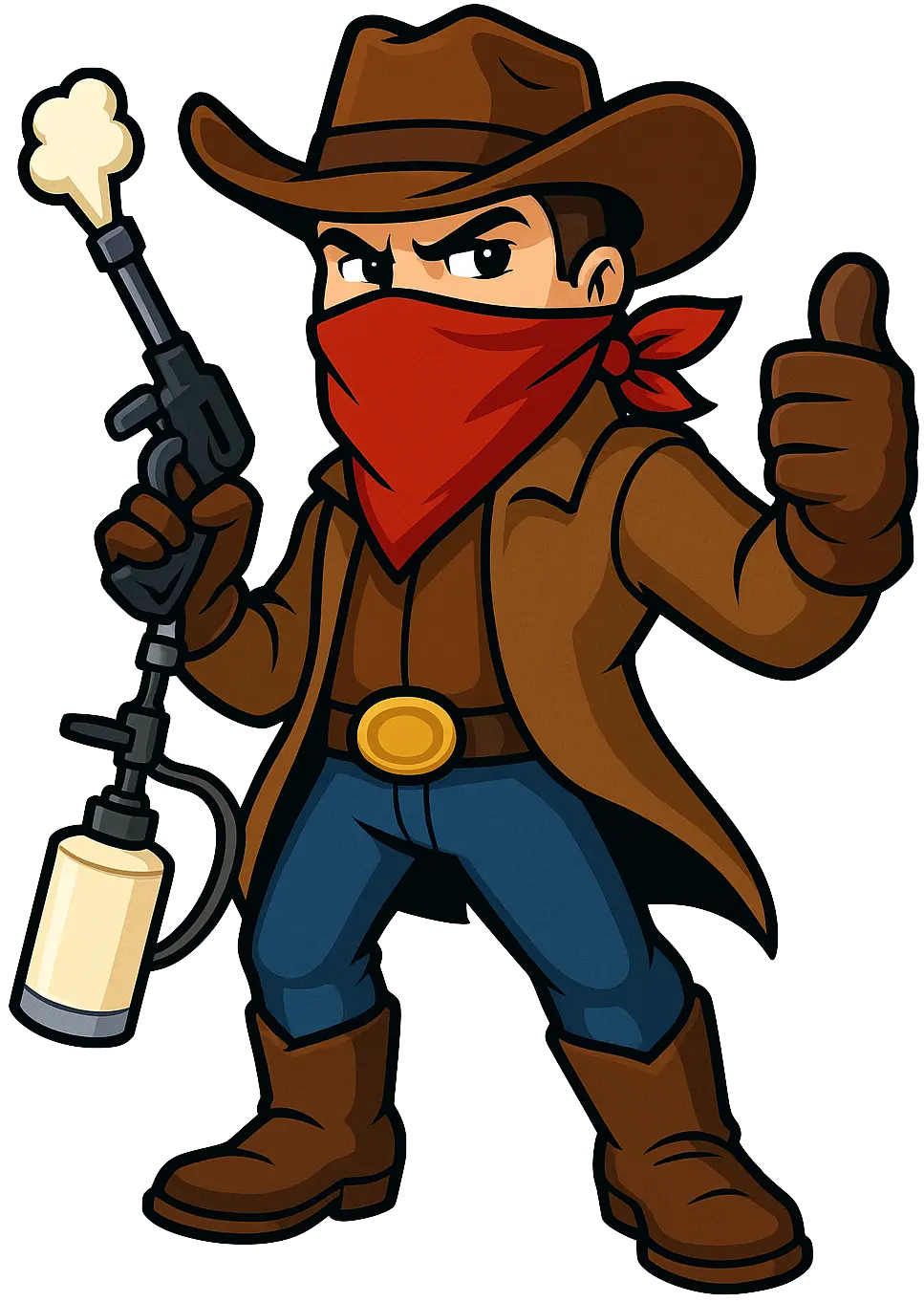 Cowboy Spray Foam Installer